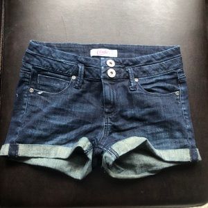 Dark Wash Jean Shorts